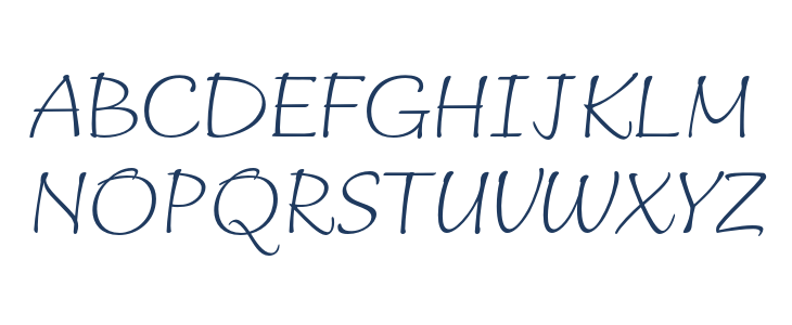 Bilbo-Regular1 Uppercase