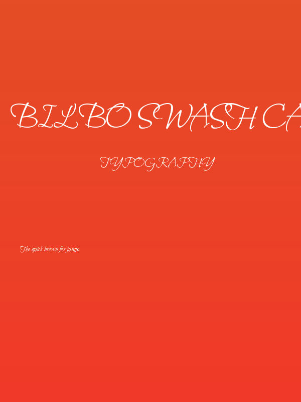 Bilbo Swash Caps Regular Poster