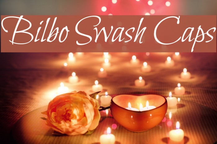 Bilbo Swash Caps Font examples