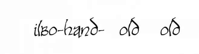 Bilbo-hand-Bold Bold  Frei Schriftart Herunterladen