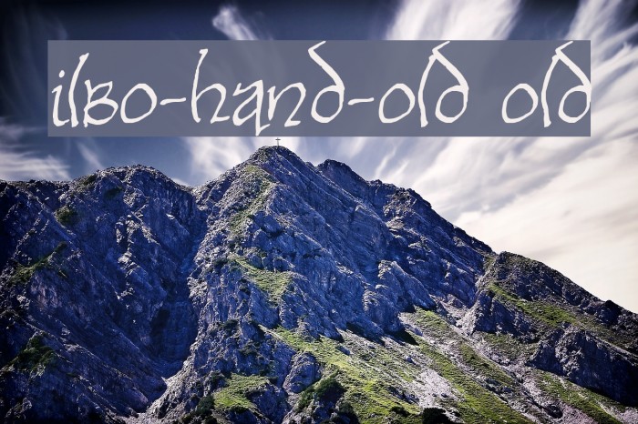 Bilbo-hand-Bold Bold Font examples