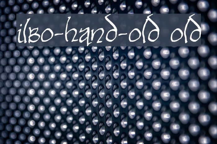 Bilbo-hand-Bold Bold Font examples