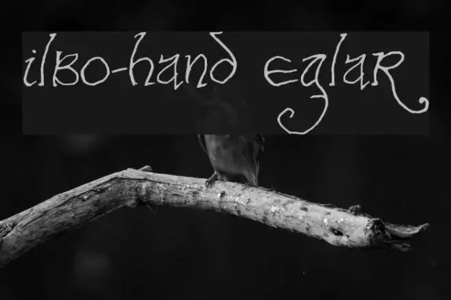 Bilbo-hand Regular フォント examples