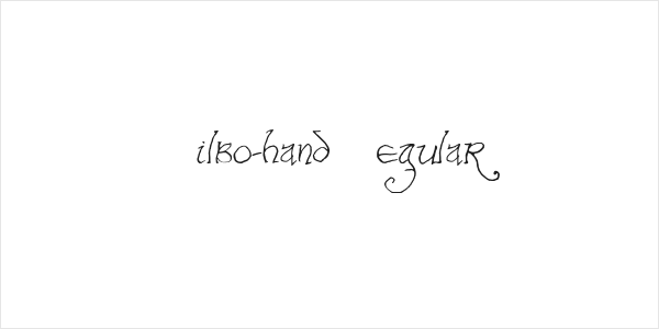 Bilbo-hand Regular Logo