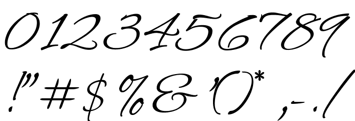 BilboSwashCaps-Regular Font OTHER CHARS