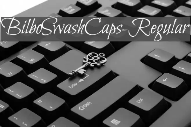 BilboSwashCaps-Regular Font examples
