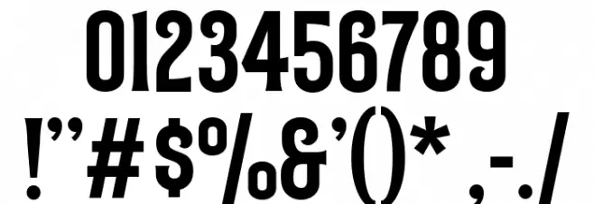 Bilcase Demo Demo Font OTHER CHARS