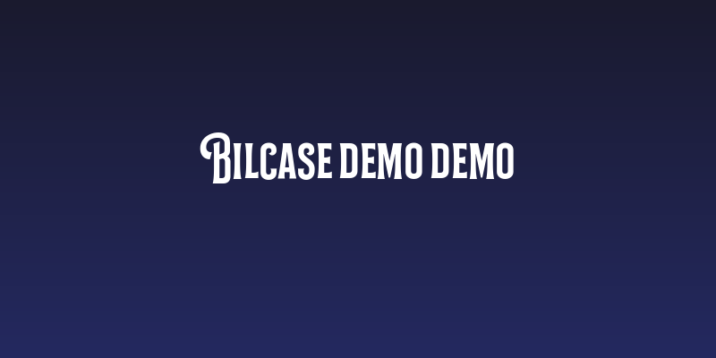 Bilcase Demo Demo Social Header