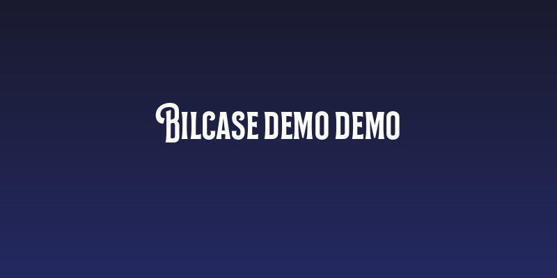 Bilcase Demo Demo Social Header