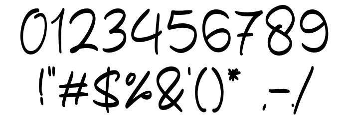 Bilgathes Font OTHER CHARS