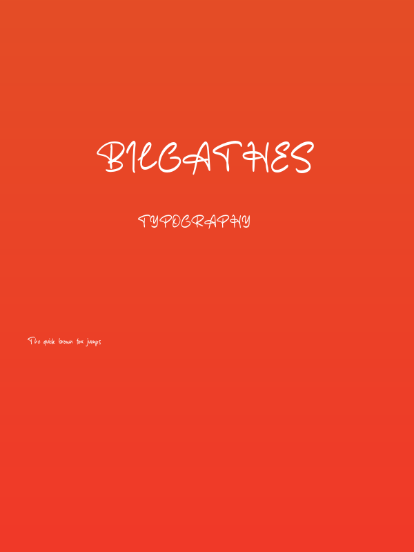 Bilgathes Poster