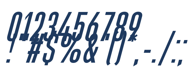 Bilgen Demo Extra Bold Right Other Characters