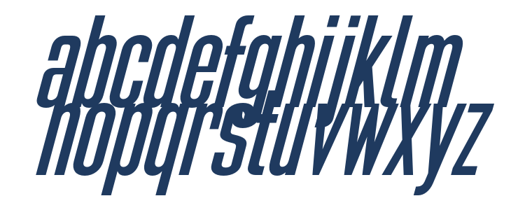 Bilgen Demo Extra Bold Right Lowercase