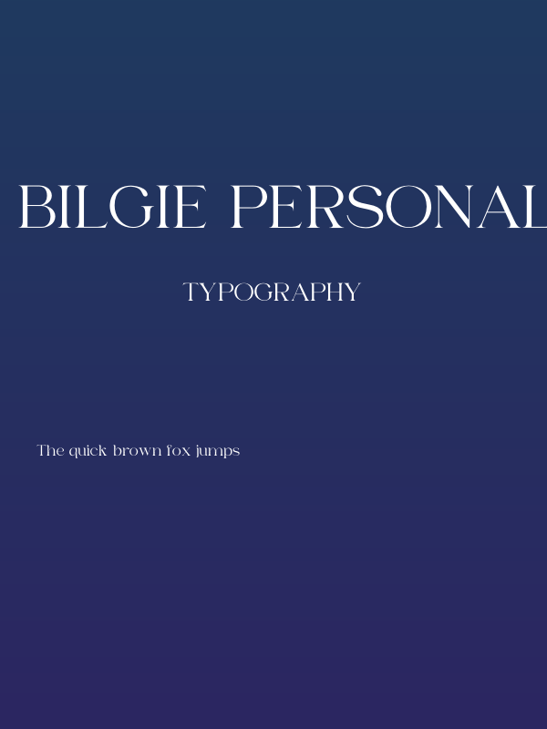Bilgie Personal Use Only Poster