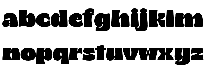 BilgresDEMO-Regular Schriftart Kleinbuchstaben