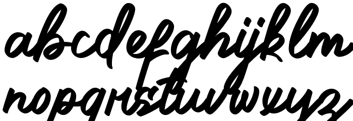 Bilground DEMO Font LOWERCASE