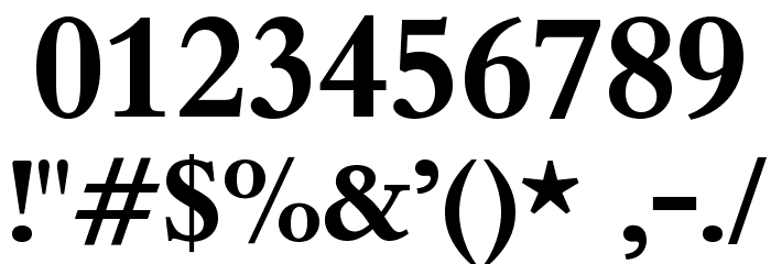 BilkoOpti-Bold Font OTHER CHARS