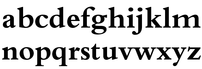 BilkoOpti-Bold Font LOWERCASE