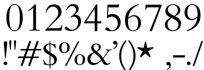 BilkoOpti-Regular Font OTHER CHARS