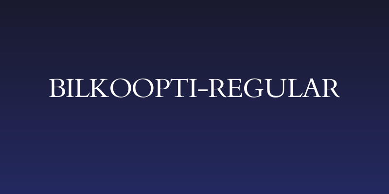 BilkoOpti-Regular Social Header