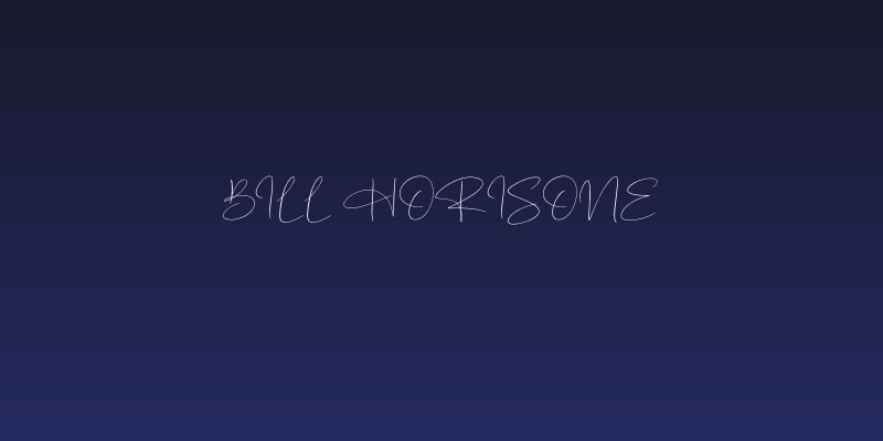Bill Horisone Social Header
