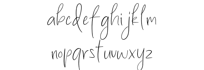 Bill Horisone Font LOWERCASE