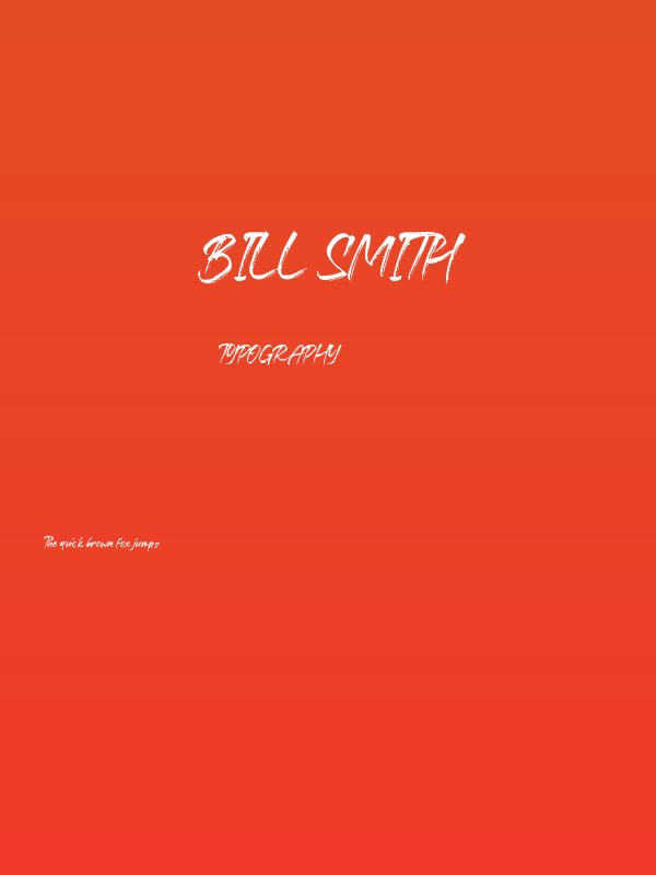 Bill Smith Poster
