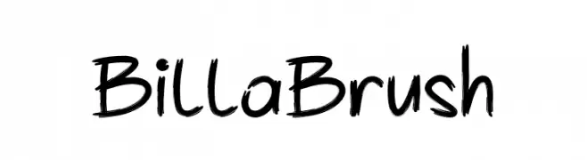 Billa Brush  Fuentes Gratis Descargar
