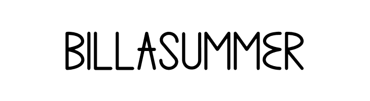 Billa Summer  Скачать бесплатные шрифты