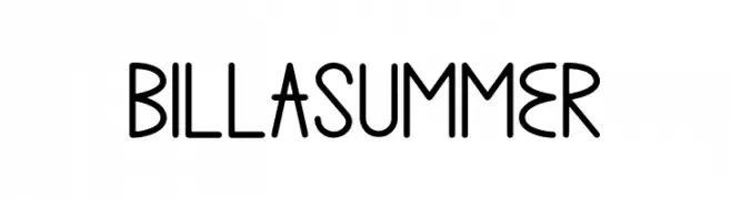 Billa Summer  Fuentes Gratis Descargar