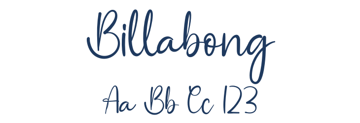 Billabong Font Preview