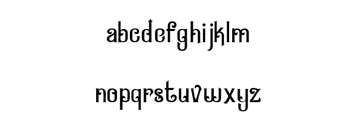 Billady Savior Demo Font LOWERCASE