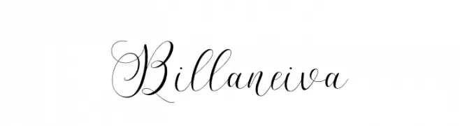 Billaneiva  Frei Schriftart Herunterladen