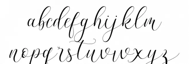 Billaneiva フォント 小文字