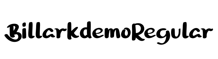 BillarkdemoRegular  baixar fontes gratis