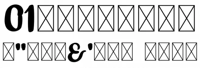 BillarkdemoRegular Font OTHER CHARS