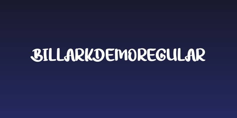BillarkdemoRegular Social Header