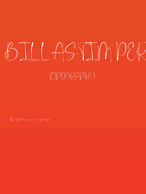 Billastim Personal Use Poster