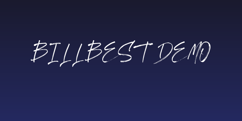 Billbest Demo Social Header