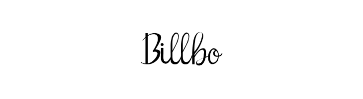 Billbo  Free Fonts Download