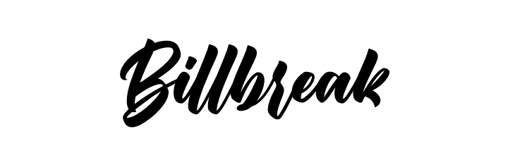 Billbreak  les polices de caractères gratuit tlcharger