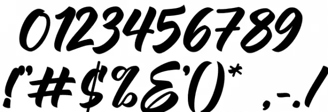 Billbreak Font OTHER CHARS