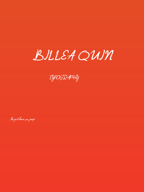 Billea Quin Poster