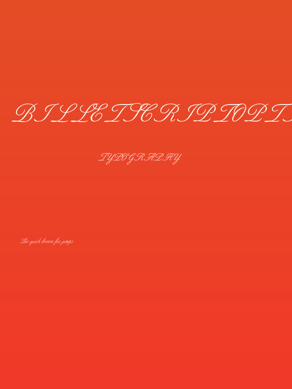 BilletScriptOpti Poster