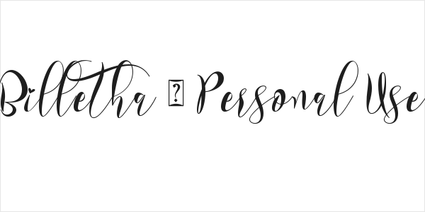 Billetha - Personal Use Logo