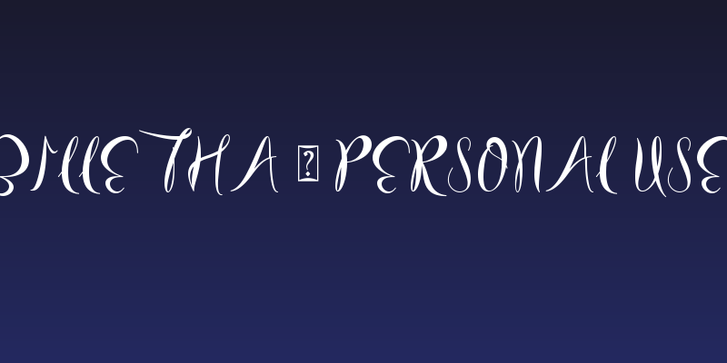 Billetha - Personal Use Social Header