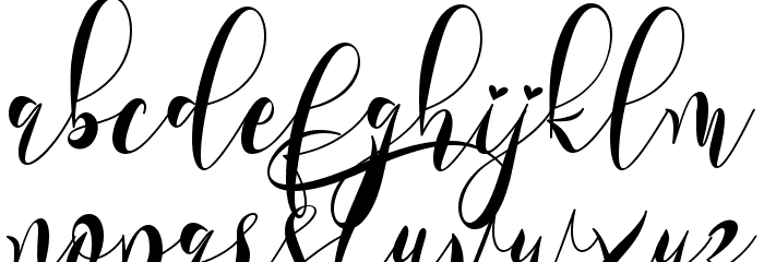 Billetha - Personal Use Font LOWERCASE