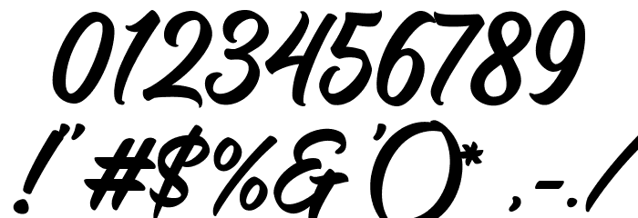 Billgates Font OTHER CHARS