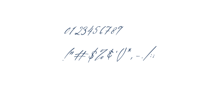 Billie Bonnie Italic Other Characters