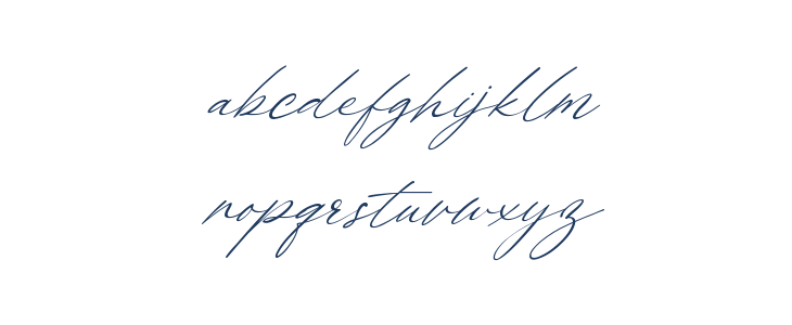 Billie Bonnie Italic Lowercase
